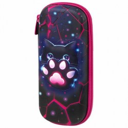 Пенал Brauberg 273509 "Pink lava" 22*10*45см на молнии, каркасный