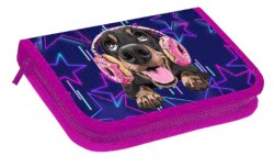 Пенал Centrum 74533 "Пес в наушниках" 190*110мм книжка без наполнения 