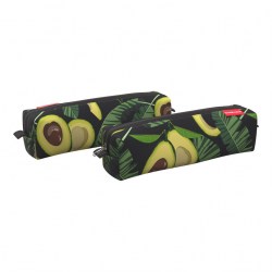 Пенал ErichKrause 52184 "Avocado Night" квадро mini 210x50x50мм