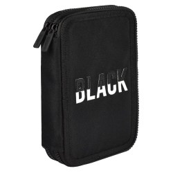 Пенал Феникс 65681 "Черный" 12,3x19,8x4,8 см книжка без наполнения 