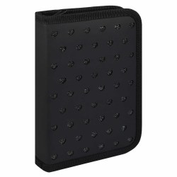 Пенал Феникс 68328 "Сердечки на черном" 13,3*20*3,5 см книжка без наполнения 