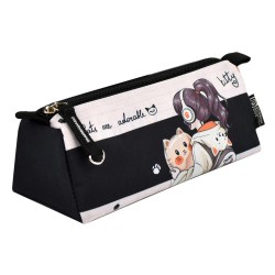 Пенал Феникс 68425 "Аниме-подростки" 20*8,5*6,5см, полиэстр, молния