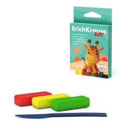 Пластилин  6цв. ErichKrause 61320 "Baby" мягкий