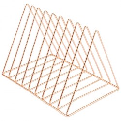 Подставка д/бумаг и писем MESHU MS_39430 "Rose Gold", металл, 10 секций