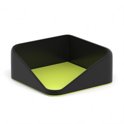 Подставка д/бумажного блока ErichKrause 55976 Forte, Accent, черная с желтой вставкой