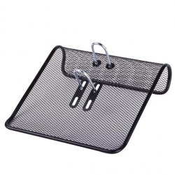 Подставка д/календаря BRAUBERG 231972 "Germanium", металлическая, 57х200х200 мм, черная