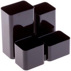 Подставка д/канц.принадлежностей ОР21 "ЮНИОР" черная /Стамм/ 078403