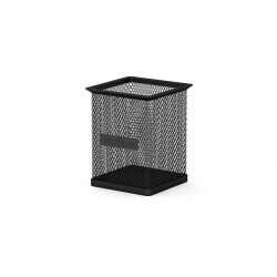 Подставка д/пишущих принадлежностей ErichKrause 22503 "Compass" квадратная, черная