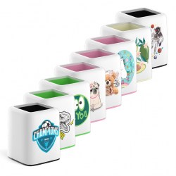 Подставка д/пишущих принадлежностей ErichKrause 55851 "Forte" пластиковая, ассорти