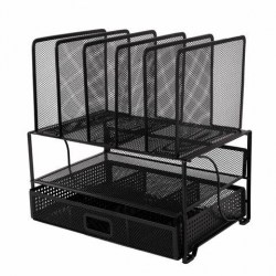 Подставка-органайзер Brauberg "Germanium" 272474 335*228*335мм, черный