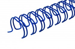 Пружины металлические 12,7мм (1/2") А4 3:1;1/100 синие 2211