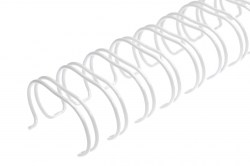 Пружины металлические 14,3мм (9/16") А4 3:1;1/100 белые 5789