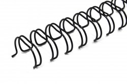 Пружины металлические  9,5мм (3/8") А4 черные 3:1; 1/100  5778