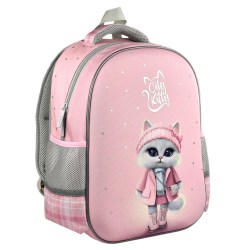 Ранец Феникс 68232 "Кошечка в пальто" 27,5*37,5*14,5см 1 отделение