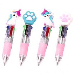 Ручка (4-х цветная) Funster 144378 "Mix" 0,7мм, мини