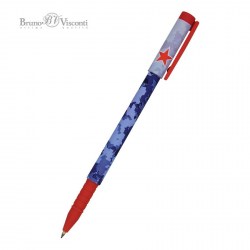 Ручка Bruno Visconti 20-0212/17 "FunWrite.Military blue" синяя 0,5мм