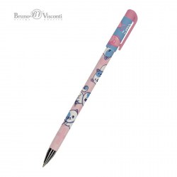 Ручка Bruno Visconti 20-0215/58 "HappyWrite.Котик" синяя 0,5мм