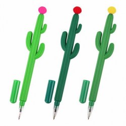 Ручка-игрушка Юнландия 143774 "Кактус" 0,7мм  синяя ассорти