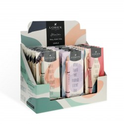 Ручка Lorex LXOPSC-SP2 Slim Chic "SIMPLE" автомат, масл., ассорти 222890