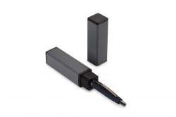 Ручка шариковая Bruno Visconti 20-0249/043 "SAN REMO" авт. синяя 1,0мм темно-синий корпус, метал.фут