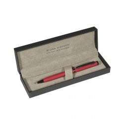 Ручка шариковая Bruno Visconti 20-0301/07 "Firenze" синяя 1,0мм корпус красный, футляр черный