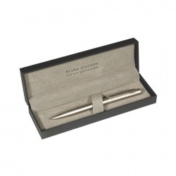 Ручка шариковая Bruno Visconti 20-0303/07 "Firenze" синяя 1,0мм корпус шампань, футляр черный