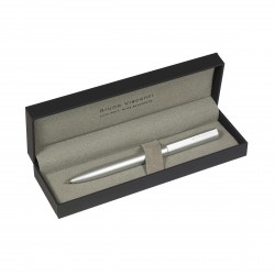 Ручка шариковая Bruno Visconti 20-0382-06/07 "TORINO" синяя 1,0мм серебро корпус, футляр черный