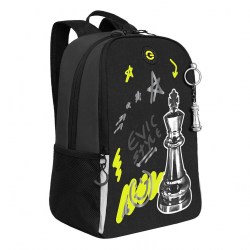 Рюкзак Grizzly RB-351-6/2 черный-серый