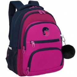 Рюкзак Grizzly RG-562-2/4 темно-синий-розовый