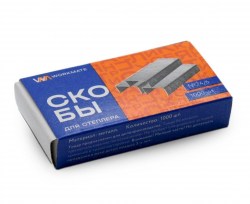 Скобы №24/6 Workmate 14-2211 /1000шт/ оцинкованные