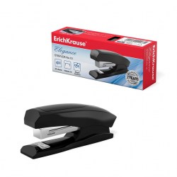Степлер №10 ErichKrause 2167 "Elegance" до 20 листов, черный