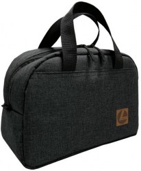 Сумка Lamark DC0031-LBK на молнии "Лен" черный, с внутренним карманом 290х120х195мм
