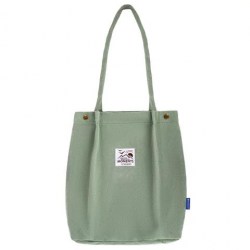 Сумка-шоппер Brauberg 271908 "Moments" 35*30см, вельвет, мятный