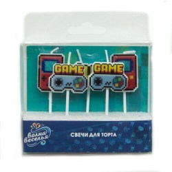Свечи Мистер Шар 629278 "Game Time" 6см /5шт/