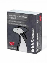 Тетради предметные ErichKrause 62129 "Чубрик" пластиковая обложка 48л. /12шт/