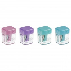 Точилка FC 182801 "Mini box" 1 отверстие, контейнер, ассорти 375107